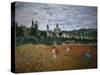 Poppy Field Near Vetheuil-Claude Monet-Stretched Canvas