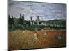 Poppy Field Near Vetheuil-Claude Monet-Mounted Giclee Print