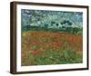 Poppy Field-Vincent Van Gogh-Framed Giclee Print