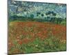 Poppy Field-Vincent Van Gogh-Mounted Giclee Print