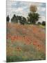 Poppy Field-Claude Monet-Mounted Art Print