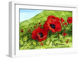 Poppy Field-Tanja Ware-Framed Giclee Print