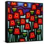 Poppy Field-John Nolan-Framed Stretched Canvas