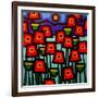 Poppy Field-John Nolan-Framed Giclee Print