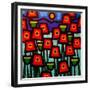 Poppy Field-John Nolan-Framed Giclee Print