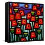 Poppy Field-John Nolan-Framed Stretched Canvas