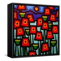 Poppy Field-John Nolan-Framed Stretched Canvas