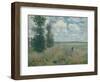 Poppy Fields Near Argenteuil, 1875-Claude Monet-Framed Giclee Print
