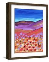 Poppy Fields-Caroline Duncan-Framed Giclee Print