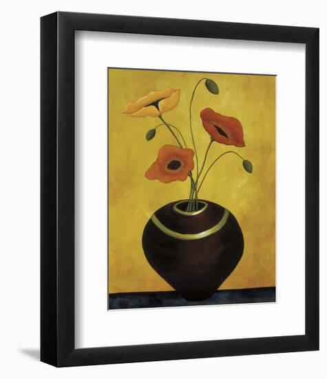 Poppy Flirtation I-Krista Sewell-Framed Giclee Print