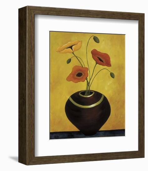 Poppy Flirtation I-Krista Sewell-Framed Giclee Print