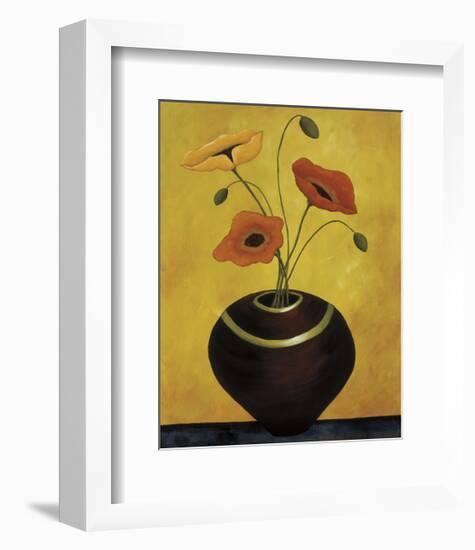 Poppy Flirtation I-Krista Sewell-Framed Giclee Print