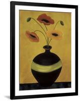 Poppy Flirtation II-Krista Sewell-Framed Giclee Print