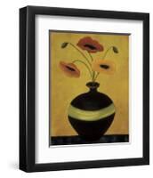 Poppy Flirtation II-Krista Sewell-Framed Giclee Print