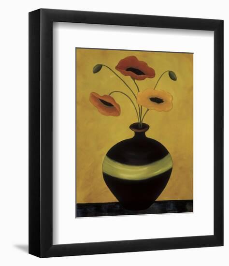 Poppy Flirtation II-Krista Sewell-Framed Giclee Print