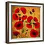 Poppy Flowers 2-Ata Alishahi-Framed Giclee Print