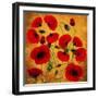 Poppy Flowers 2-Ata Alishahi-Framed Giclee Print