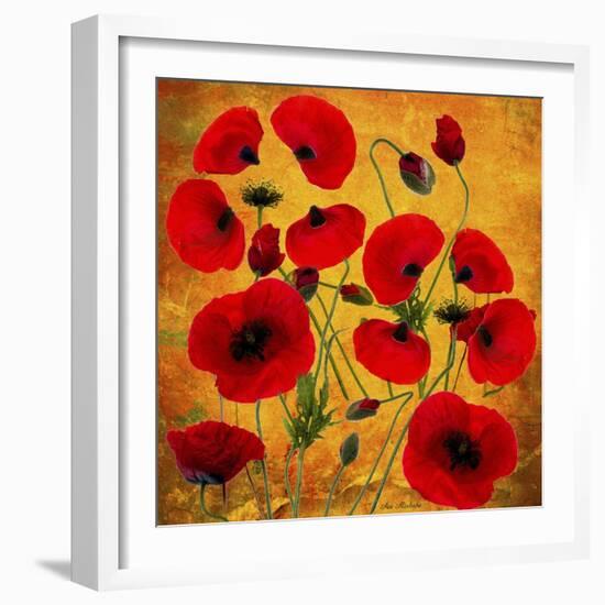 Poppy Flowers 2-Ata Alishahi-Framed Giclee Print