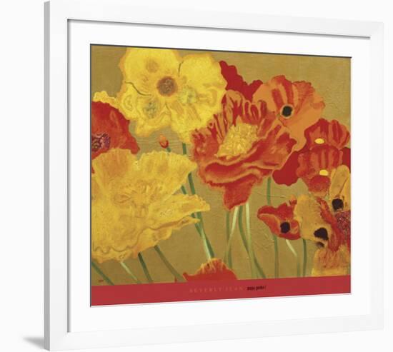 Poppy Garden I-Beverly Jean-Framed Art Print