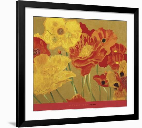 Poppy Garden I-Beverly Jean-Framed Art Print