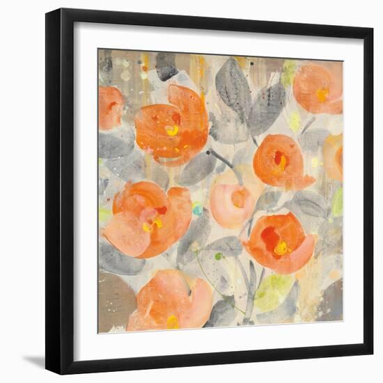 Poppy Garden I-Albena Hristova-Framed Art Print