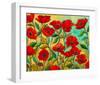 Poppy Garden-Peggy Davis-Framed Art Print