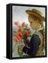 Poppy Girl-Karl Wilhelm Friedrich Bauerle-Framed Stretched Canvas