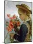 Poppy Girl-Karl Wilhelm Friedrich Bauerle-Mounted Giclee Print