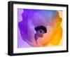 Poppy Gradient III-null-Framed Giclee Print