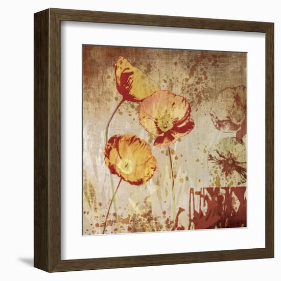 Poppy Heat II-Tandi Venter-Framed Giclee Print