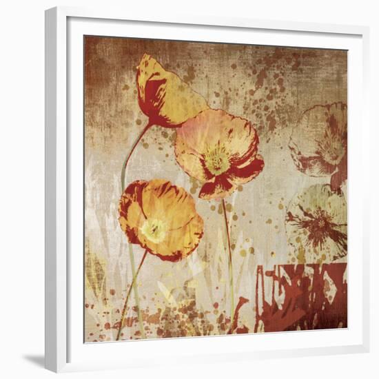 Poppy Heat II-Tandi Venter-Framed Giclee Print