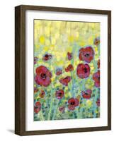 Poppy Impressions II-Jennifer Goldberger-Framed Art Print