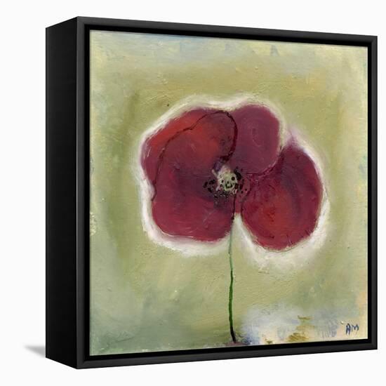 Poppy in my diary-Nancy Moniz Charalambous-Framed Stretched Canvas