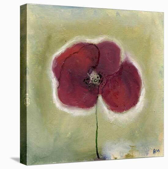 Poppy in my diary-Nancy Moniz Charalambous-Stretched Canvas