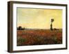 Poppy Landscape-Claude Monet-Framed Giclee Print