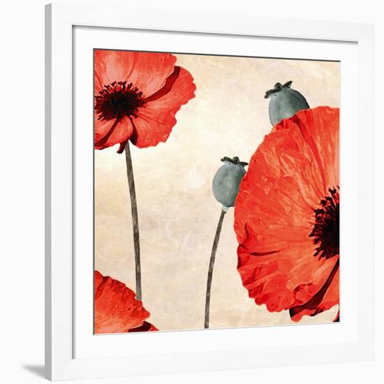 Poppy Love-James Worthington-Framed Giclee Print