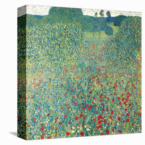 Poppy Meadow, c.1907-Gustav Klimt-Stretched Canvas