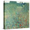 Poppy Meadow, c.1907-Gustav Klimt-Stretched Canvas