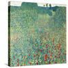 Poppy Meadow, c.1907-Gustav Klimt-Stretched Canvas