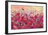 Poppy meadow-Claire Westwood-Framed Premium Giclee Print