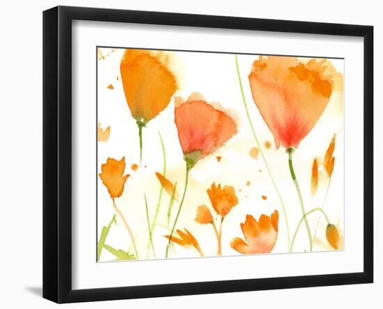 Poppy Moment-Sheila Golden-Framed Art Print