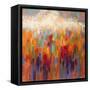 Poppy Mosaic-Claire Hardy-Framed Stretched Canvas