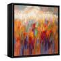 Poppy Mosaic-Claire Hardy-Framed Stretched Canvas