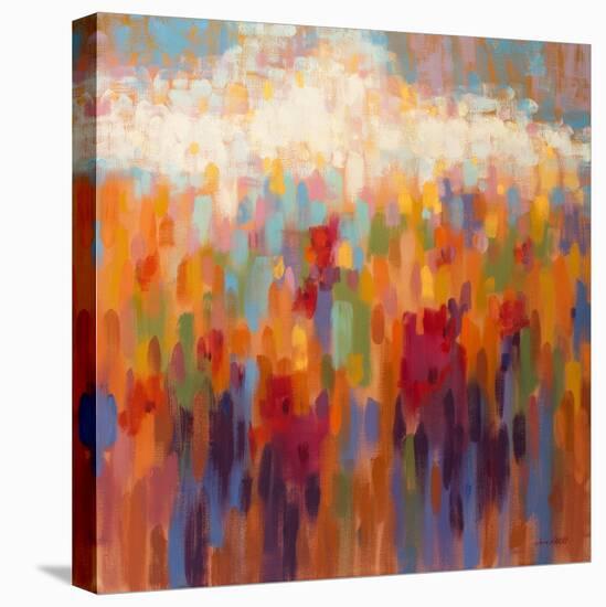 Poppy Mosaic-Claire Hardy-Stretched Canvas