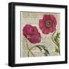 Poppy Pages Square I-Louise Montillio-Framed Art Print