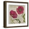 Poppy Pages Square I-Louise Montillio-Framed Art Print