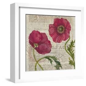 Poppy Pages Square I-Louise Montillio-Framed Art Print