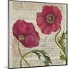 Poppy Pages Square I-Louise Montillio-Mounted Art Print