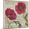 Poppy Pages Square I-Louise Montillio-Mounted Art Print