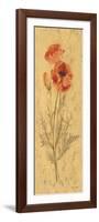 Poppy Panel-Cheri Blum-Framed Premium Giclee Print